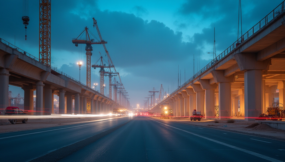 مشاريع الاتصالات والصرف الصحي