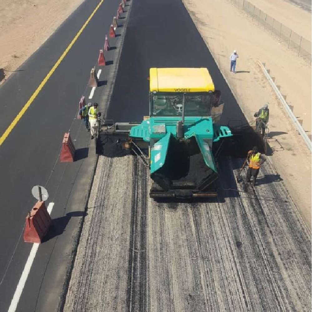 مشروع أعمال طريق صبلوخ - تنفيذ شركة درة الوصال